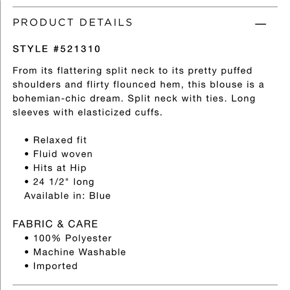 Loft Split Neck Ruffle Blouse - Picture 4 of 4